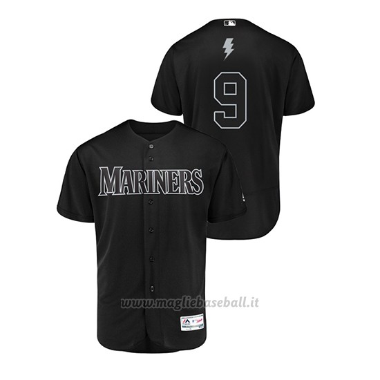 Maglia Baseball Uomo Seattle Mariners Dee G Ordon 2019 Players Weekend Autentico Nero